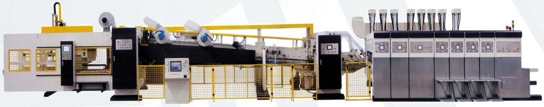 Línea automática de impresión, plegado y pegado LDX LIHENG