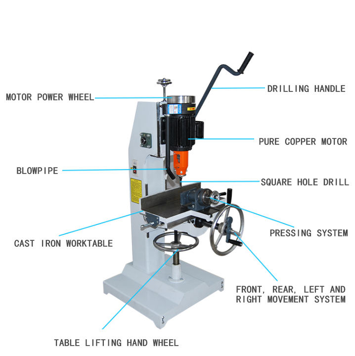 Escopleadora vertical MS362B SNIO STAHL